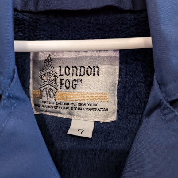 London Fog Girls Dress Trench Coat Size 7 - Picture 4 of 4